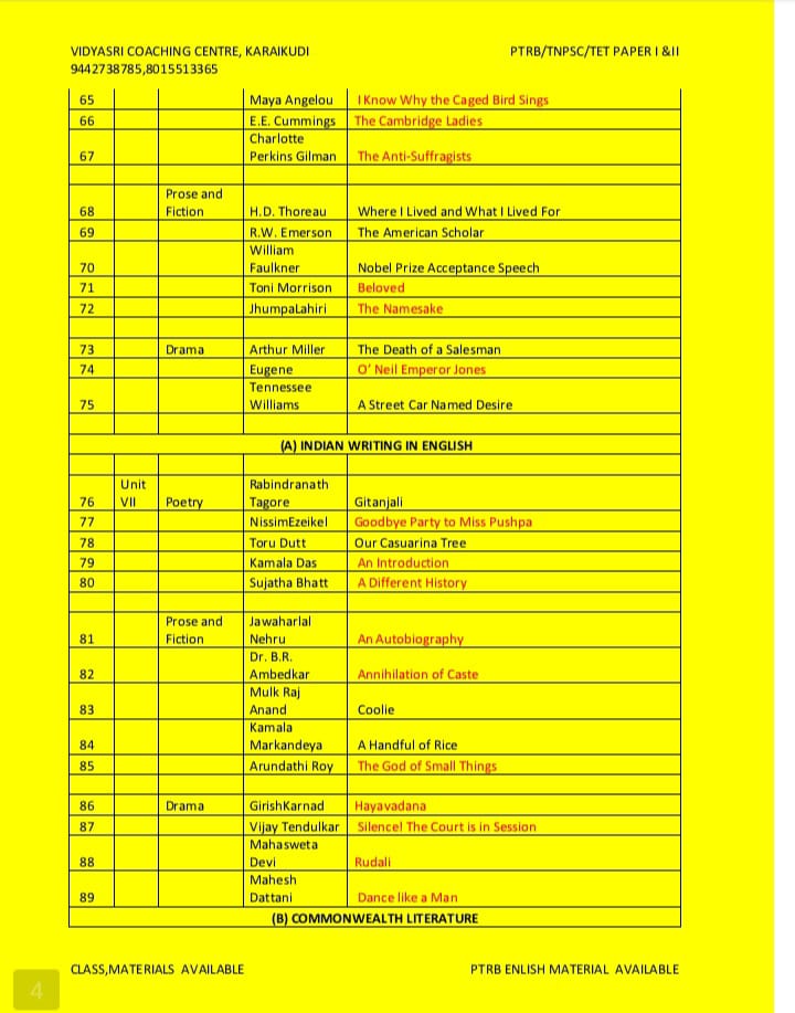 timetable